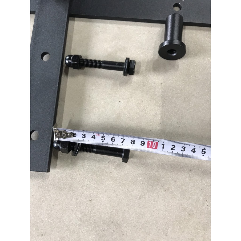 Bộ ray trượt cửa lùa sắt + Ray 2 mét