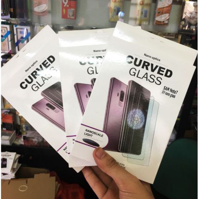 Kính cường lực Full keo UV Samsung Galaxy Note Fe/ Note 7 