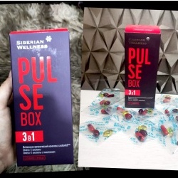 [ CHÍNH HÃNG ] - Thực phẩm Pulse Box Siberian,  tăng cường hệ tim mạch, giúp trái tim khỏe mạnh - Hộp 30 túi
