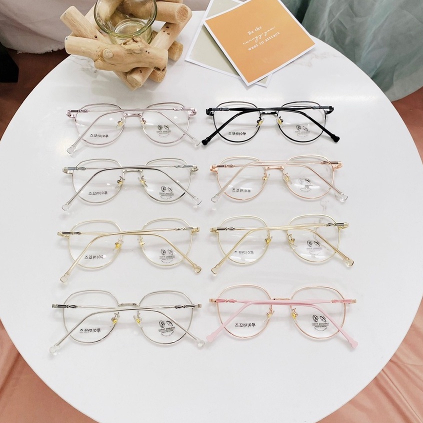 Mắt Kính Gọng Cận Cao Cấp Form Vuông 641 72659 Lyly Phong Cách Ulzzang Siêu Xinh - Hazo