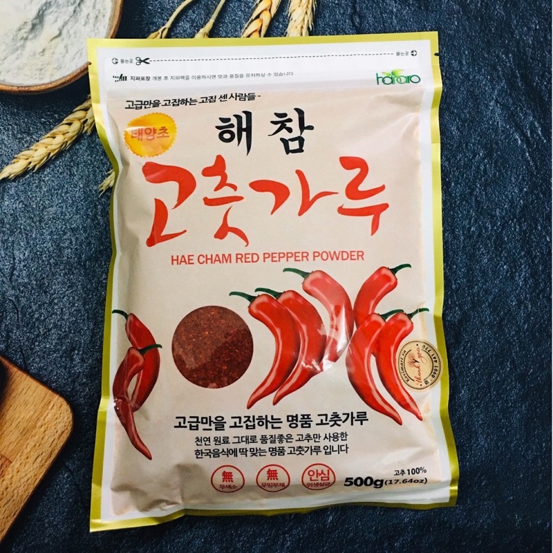 Bột ớt Hàn Quốc hararo nhập khẩu Hàn Quốc chính hãng