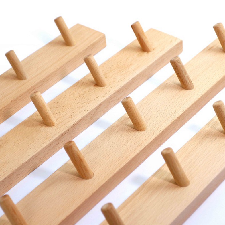 TUANN2 Mắc Treo Quần Áo Gắn Tường, Móc Treo Đồ Đa Năng Bằng Gỗ PAPAA.HOME tUANN2