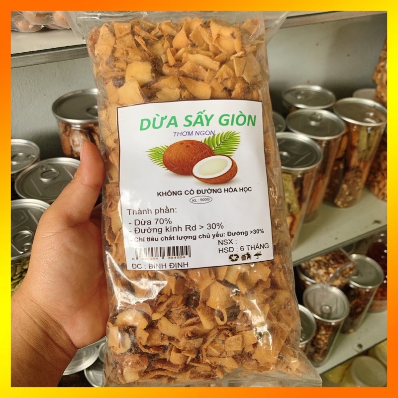 500gram Dừa sấy khô Bến Tre