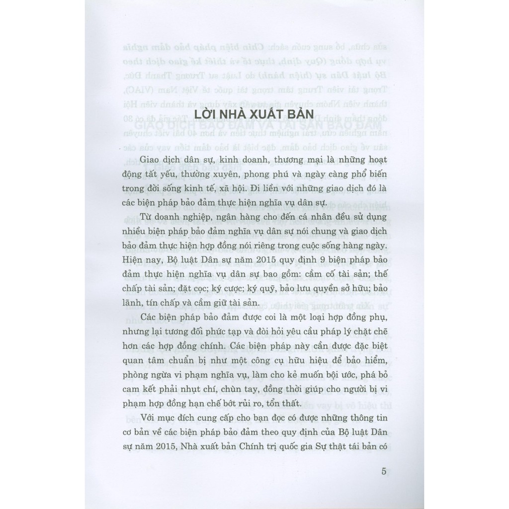 Sách - Chín Biện Pháp Đảm Bảo Nghĩa Vụ Hợp Đồng | BigBuy360 - bigbuy360.vn