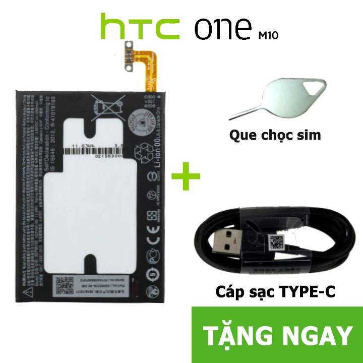 Pin, Phụ Kiện HTC 10/ HTC ONE M10/ Pin M10 - Bảo hành 3 tháng - Hoàn tiền 100% nếu không hài lòng