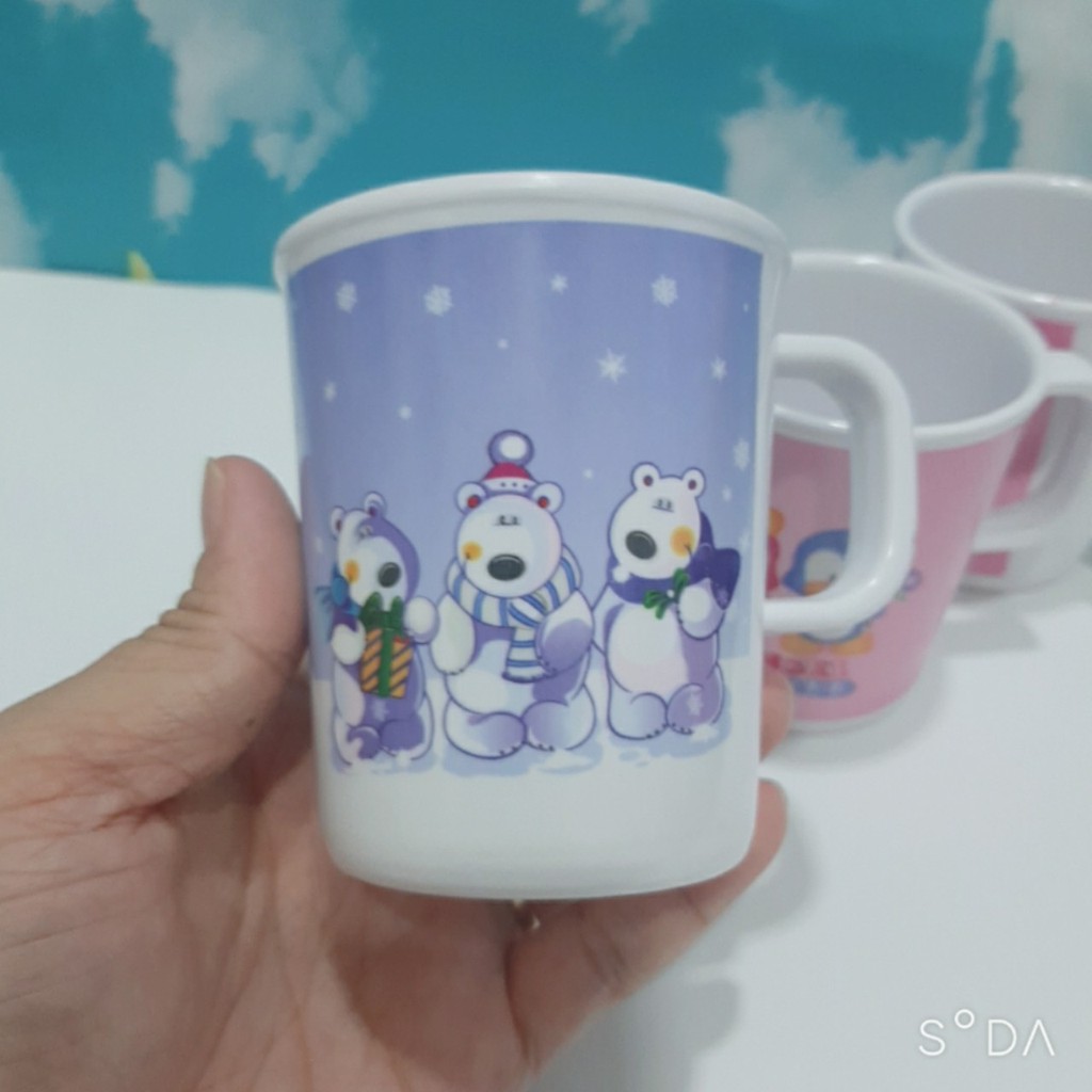 Ca uống Nước Có In Hình Làm Từ Nhưa Melamine Cao Cấp