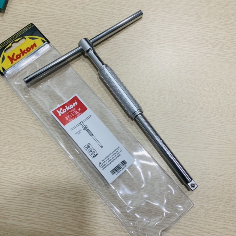 Tay vặn nhanh chữ T Koken nhật 3715SLK lắp khẩu 3/8 -  Made in Japan