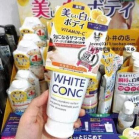 Tẩy Tế Bào Chết Dưỡng Trắng Da White ConC 180gr