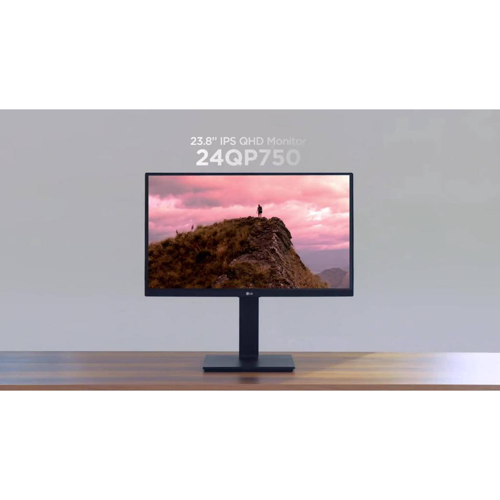 Màn Hình LG 24QP750-B 23.8'' QHD IPS AMD FreeSync HDR10 sRGB 99% USB Type-C | BigBuy360 - bigbuy360.vn