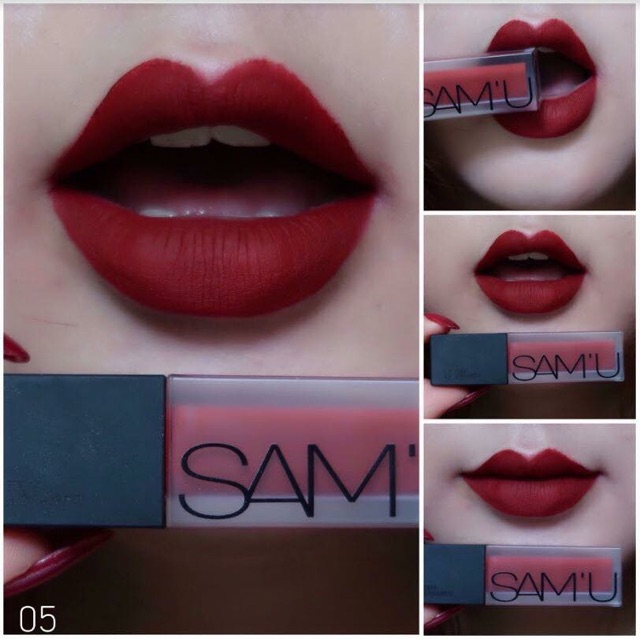 ( có sẵn ) Son kem SAM’U Fluid Matte Lip Tint + Cloud Velvet Lip Tint | BigBuy360 - bigbuy360.vn
