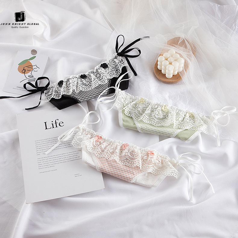 JKG Đồ Lót Ren Gợi Cảm Quần Lót Thấp Eo Phụ Nữ Mỏng Đồ Lót Đồ Lót Cô Gái Ngọt Ngào Phong Cách Nhật Bản | BigBuy360 - bigbuy360.vn