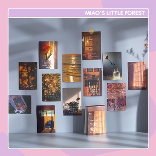 Sticker ảnh mini Miao's Little Forest sticker ảnh phong cách easthetic dạng cuốn sổ xé 50 ảnh MST418