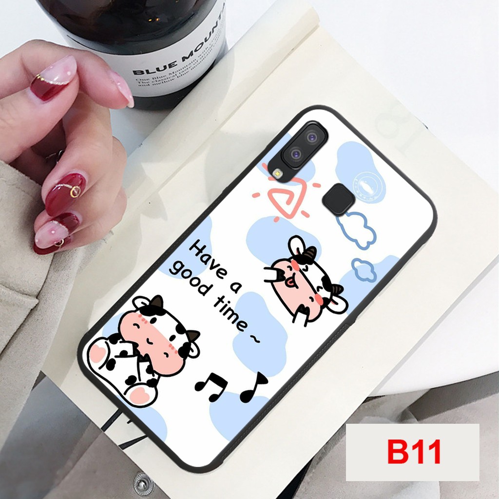 ỐP LƯNG SAMSUNG A8 STAR IN HÌNH CHÚ BÒ SỮA ĐÁNG YÊU-CHẤT LƯỢNG TỐT