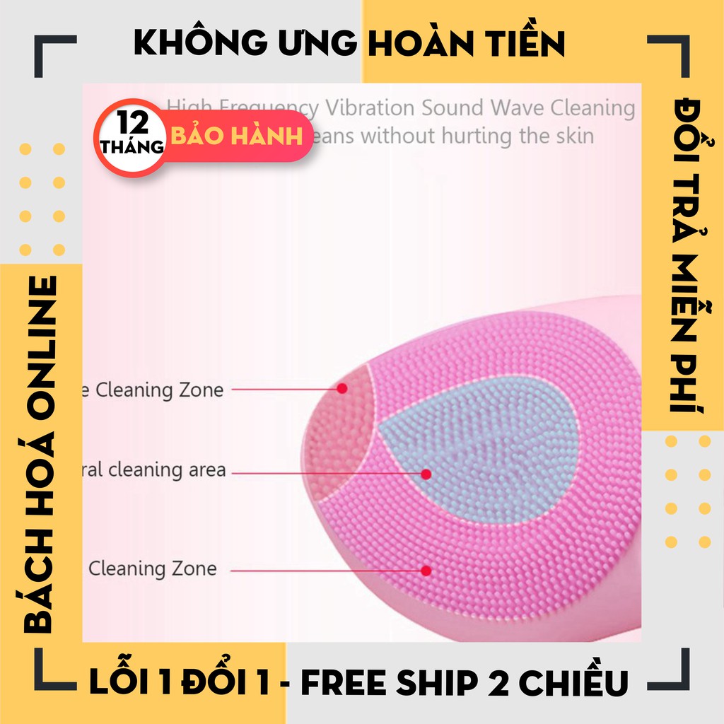 [Hàng Loại 1]  Máy rửa mặt cầm tay mini,máy massage mặt tích điện cao cấp - Bảo hành 12 tháng | BigBuy360 - bigbuy360.vn