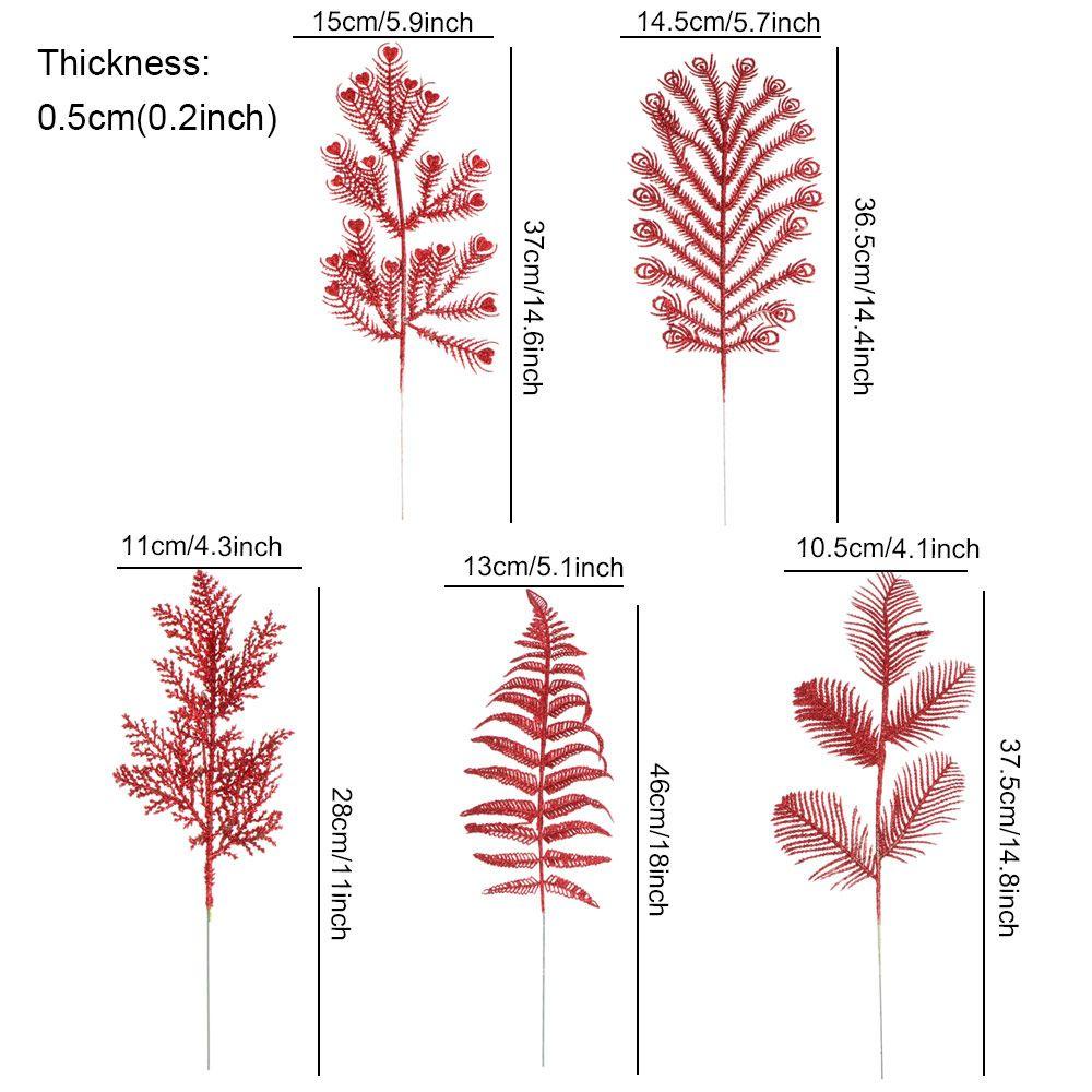 CONOPERY Lá Treo Trang Trí Cây Thông Giáng Sinh Nhiều Hình Dạng
