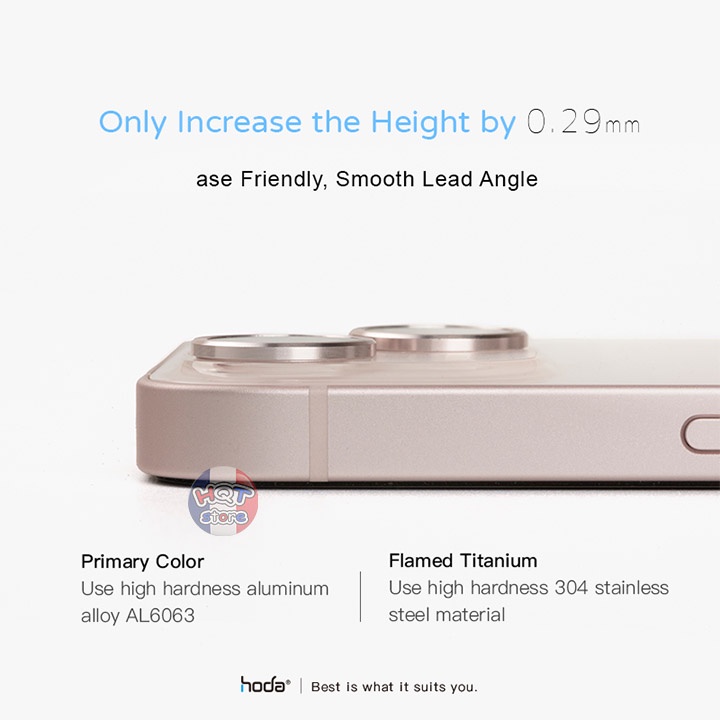 Ốp viền kính bảo vệ Camera Hoda Sapphire IP 13 / 13 Mini