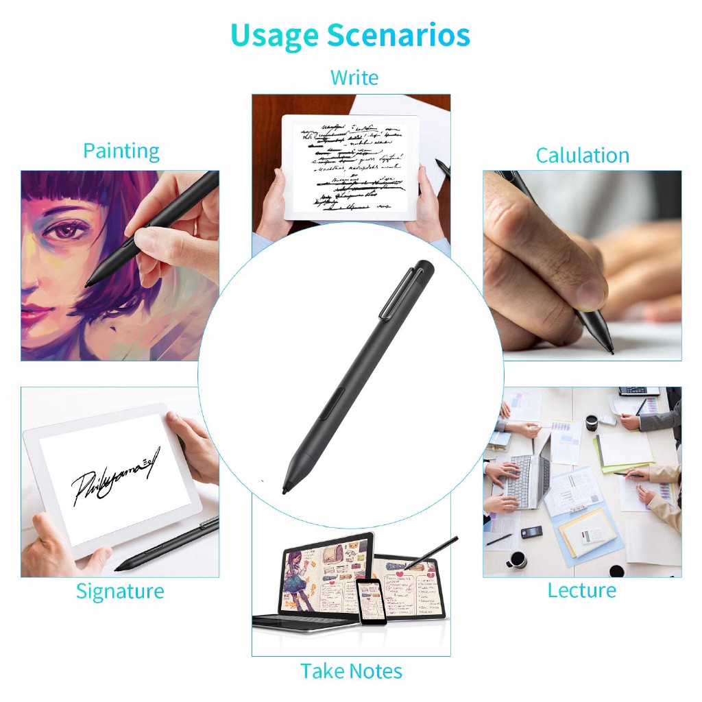 Bút cảm ứng stylus pen cho Microsoft Surface Pro X Pro 7 Pro 6 Pro 5 Pro 4 Pro 3 Surface Laptop 3 2 1/Book 1/2 Surface Go/Go2