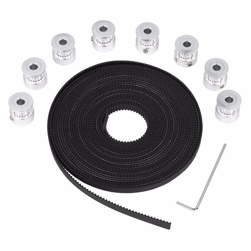 Dây Đai Cao Su 10m Rộng 6mm 20 Răng Gt2 5mm