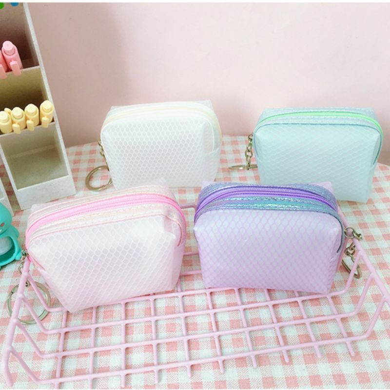 👛VÍ/BÓP NỮ CẦM TAY MINI LƯỚI TRƠN👝
