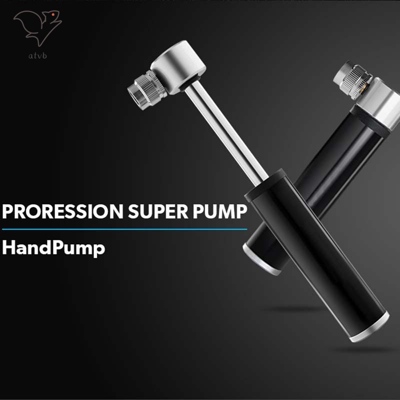 Ống Bơm Xe Đạp Mini Bằng Hợp Kim Nhôm Áp Suất Cao Có Thể Thay Đổi Tiện Dụng