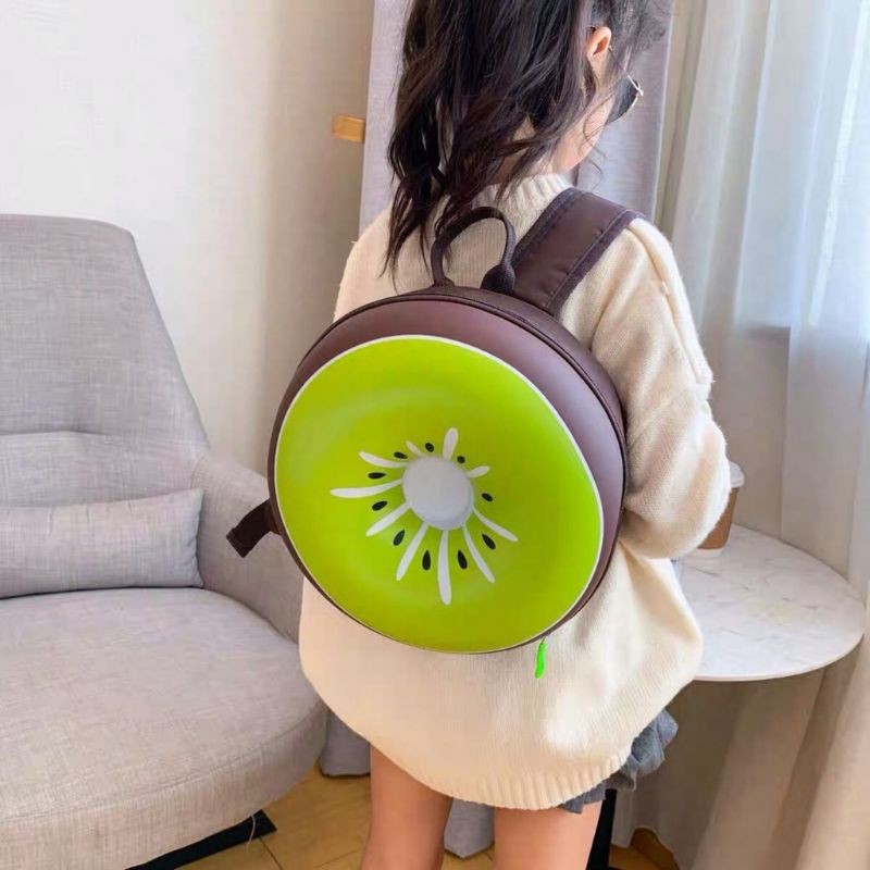 balô tròn trái cây thời trang cho bé đi học đi chơi