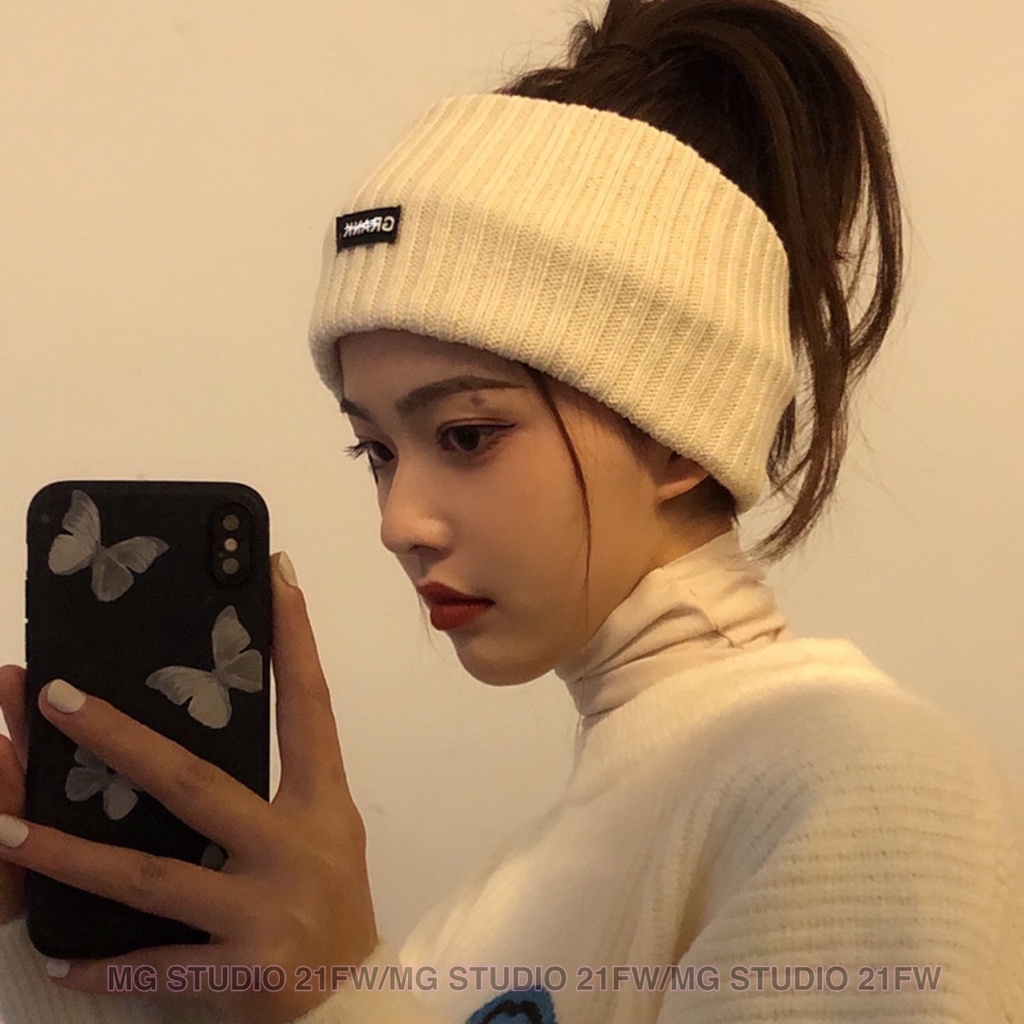 Băng Đô MG STUDIO Thêu Chữ EBANK Cá Tính Thời Trang Cho Nam Và Nữ