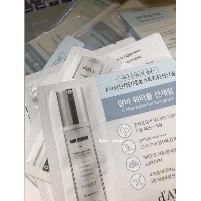 Serum dạng xịt cấp ẩm và dưỡng trắng da D’alba