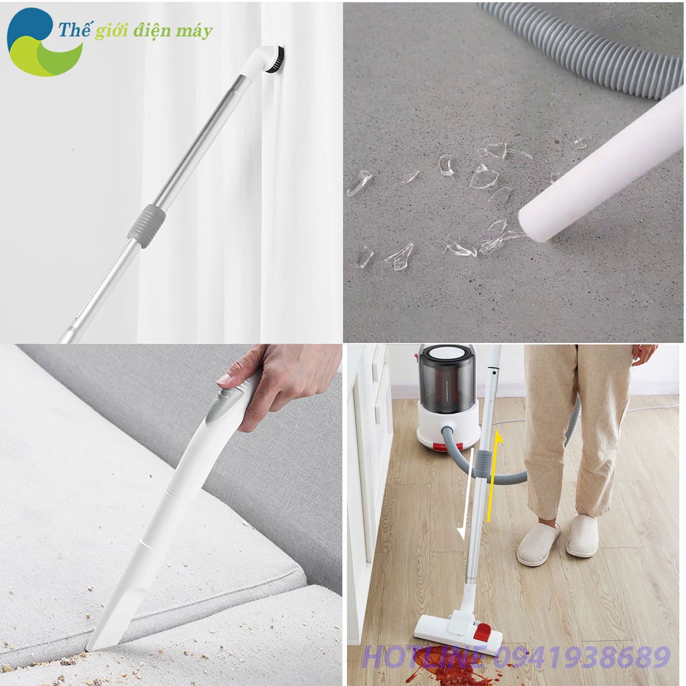 [Bản quốc tế] Máy hút bụi khô và ướt Xiaomi Deerma TJ200 đa chức năng, 1200W, 18KPA, dung tích 6L (nước 3.5L) | BigBuy360 - bigbuy360.vn