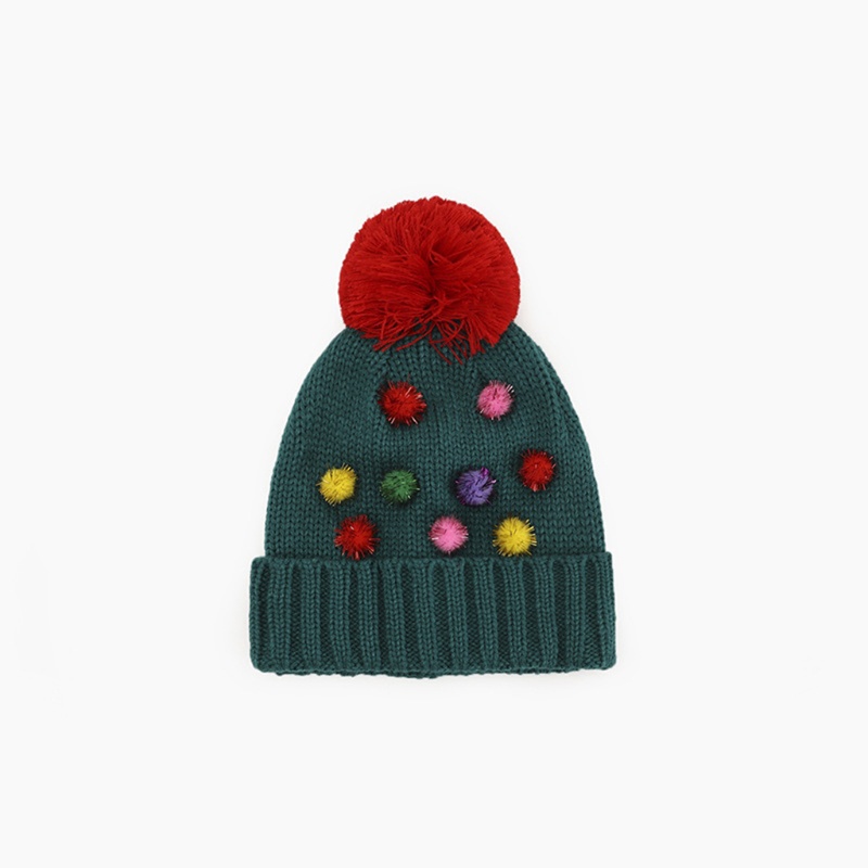Mũ beanie Kèm Khăn Choàng Cổ Phong Cách Giáng Sinh Hoạt Hình Cho Bé
