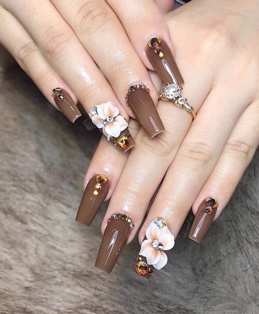 Sơn gel Thạch Nâu B.N.S Đậm Đặc