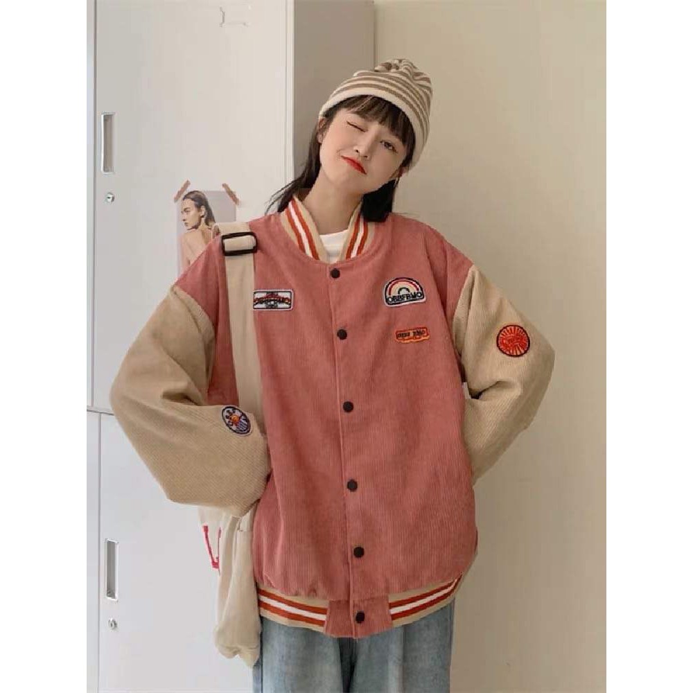 ÁO KHOÁC MLBNY BOMBER NHUNG TĂM LOGO - ÁO VARSITY NAM NỮ UNISEX - HÀNG CÓ SẴN