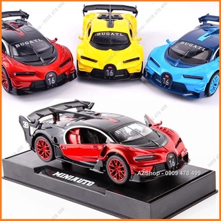 Mô hình kim loại siêu xe kiếu dáng bugatti vision gt tỉ lệ 1:32 - 9651.1