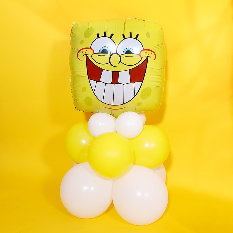 Bong Bóng Trang Trí Phòng Trẻ Em Hình Bọt Biển Hoạt Hình