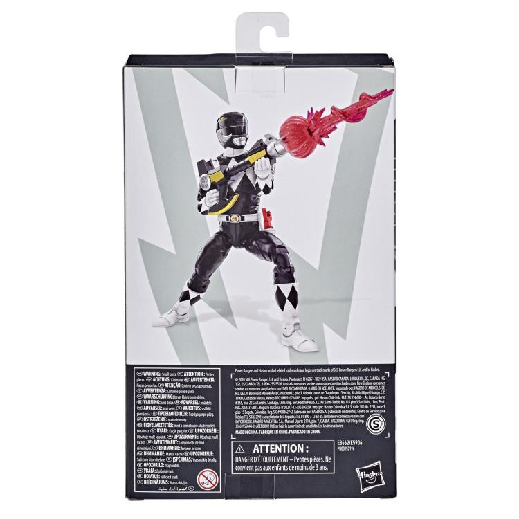 Mô hình nhân vật Hasbro ⚡ Power Rangers Lightning Collection ⚡ 6- inches Mighty Morphin Black Ranger