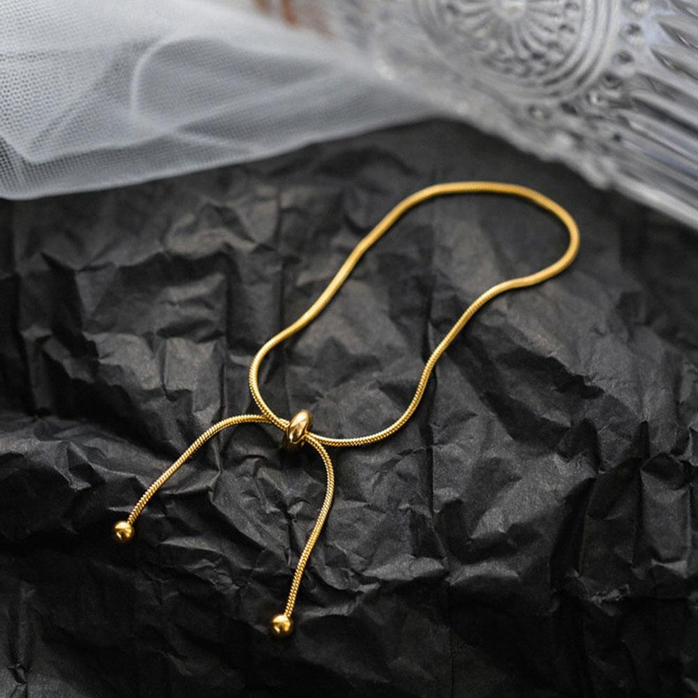 Vòng Đeo Tay Thiết Kế Đơn Giản Có Thể Điều Chỉnh|Vòng Đeo Cổ Chân 22cm Phối Hạt Nhiều Màu Sắc Dễ Thương Cho Nữ