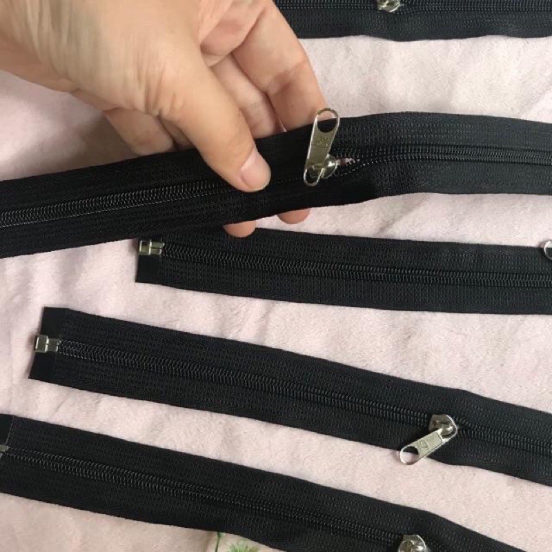 Dây kéo,Dây khoá hàng tốt màu đen