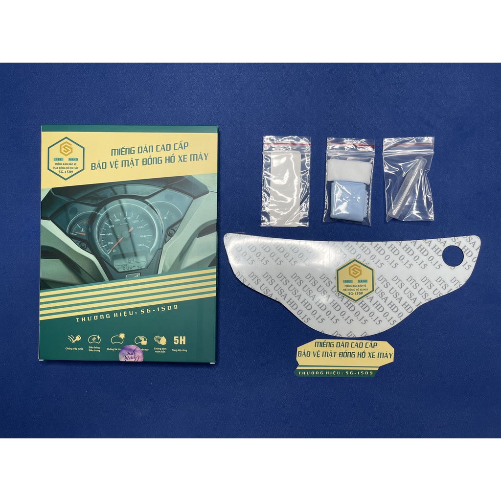 MIẾNG DÁN PPF XE HONDA PCX 2014 - 2017 BẢO VỆ MẶT ĐỒNG HỒ XE MÁY THƯƠNG HIỆU SG1509