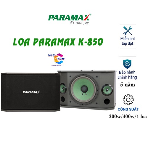 Loa Paramax K-850 New Hàng Chính Hãng