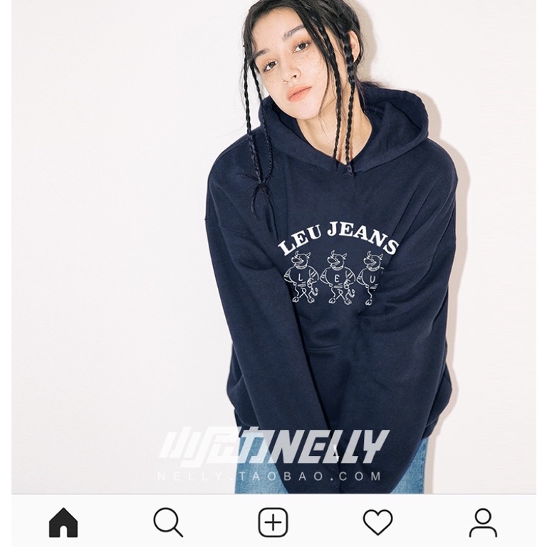 Áo hoodie nelly heybig nỉ lót lông sale (có sẵn) leu jeans | BigBuy360 - bigbuy360.vn