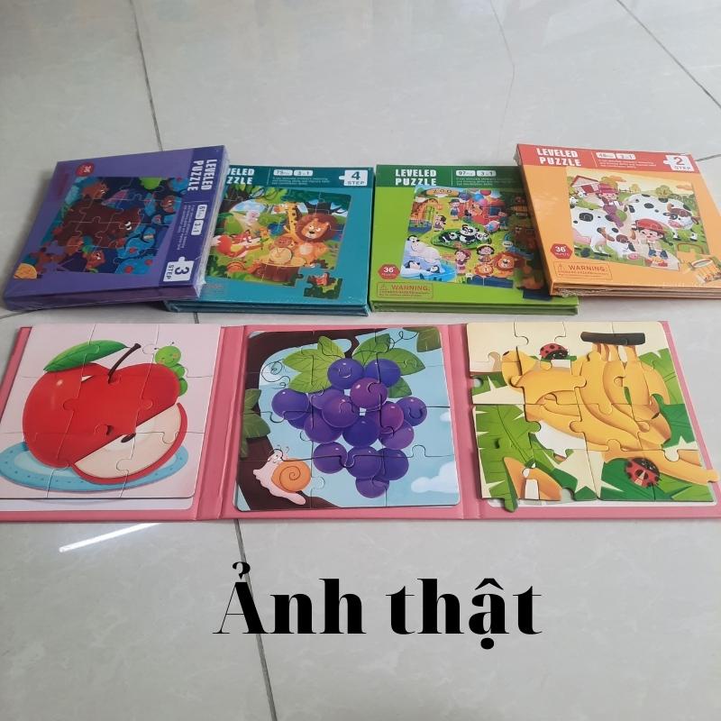 Bộ xếp hình từ tính, ghép tranh 3D nhiều chủ đề