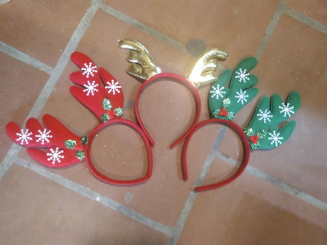 Bờm noel bờm sừng nai bờm cài tóc