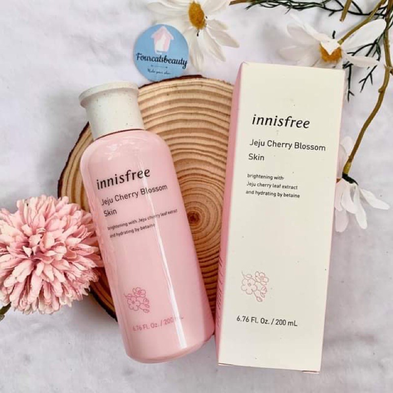 Nước hoa hồng Innisfree Jeju Cherry Blossom Skin (200 ml)