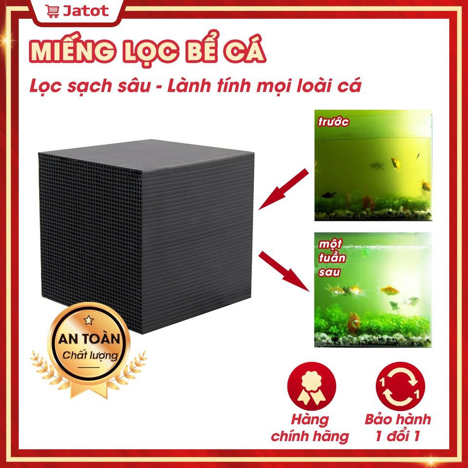 Than hoạt tính lọc bể cá_Magic Cube