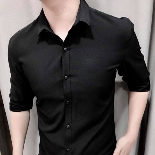 Áo sơ mi nam trơn cao cấp