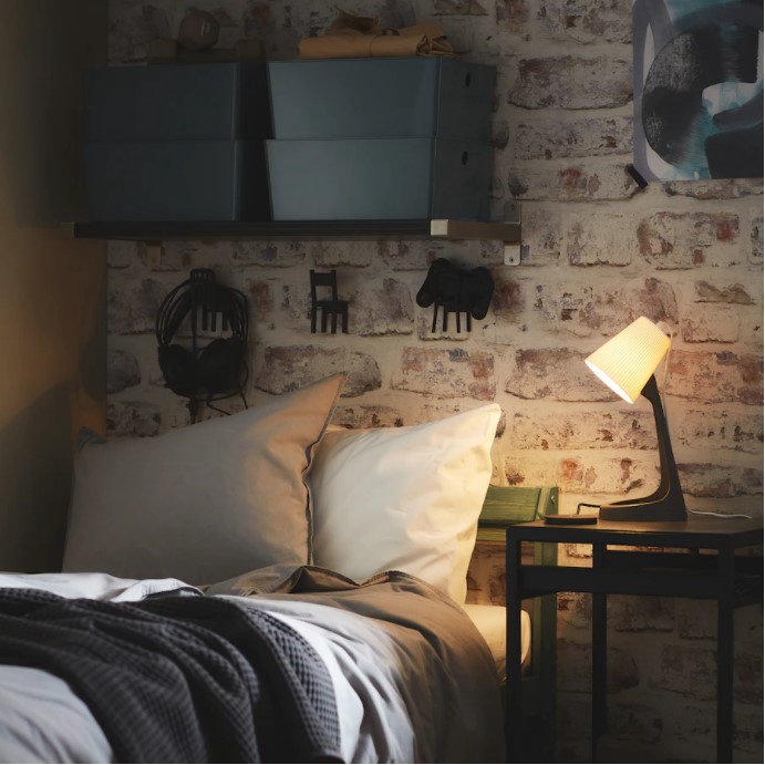 IKEA Đèn bàn led làm việc Svallet IKEA TẶNG kèm 1 bóng đèn E14