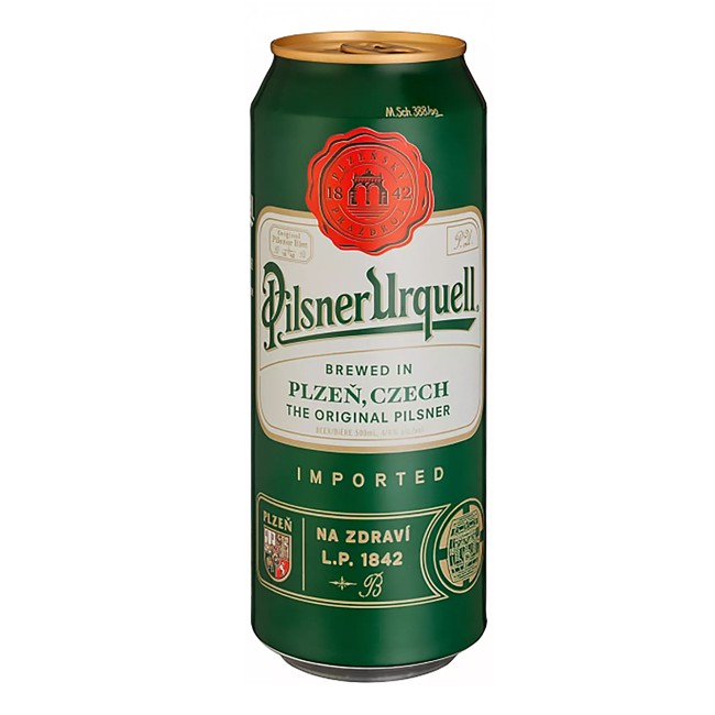 Bia Tiệp Pilsner Urquell - Tiệp Khắc - Lon 500ml