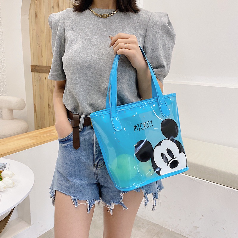 Túi xách CHUWANGLIN trong suốt thiết kế dễ thương thời trang
