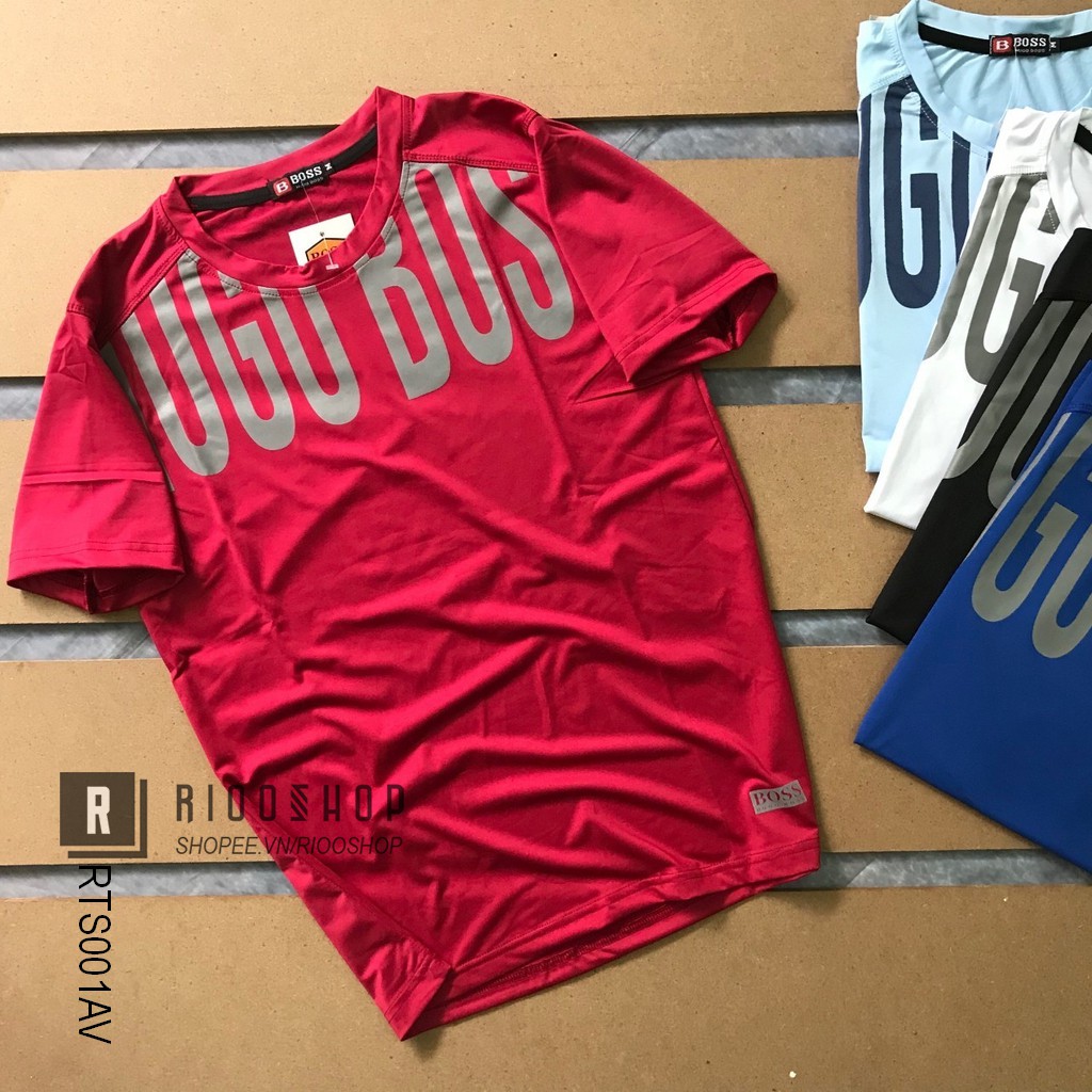 Áo thun nam cổ tròn thể thao thun lạnh đẹp nhiều màu mới RTS001AV - áo phông nam tập gym Riooshop | BigBuy360 - bigbuy360.vn