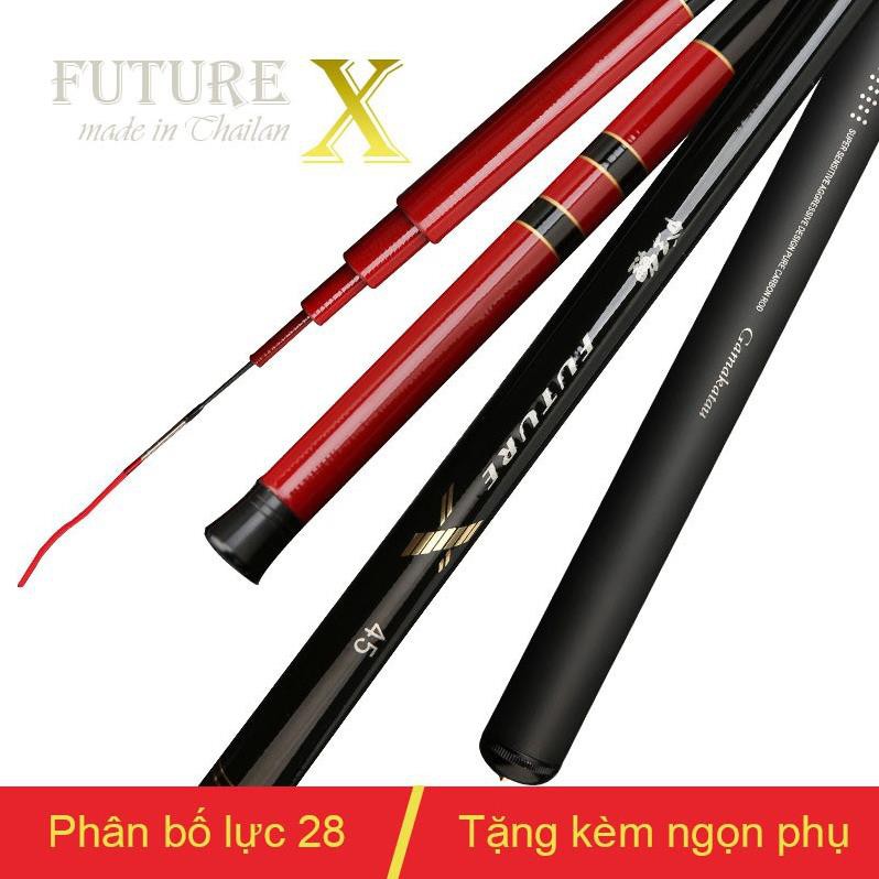 Cần câu tay Future X 5H - carbon xoắn made in ThaiLan