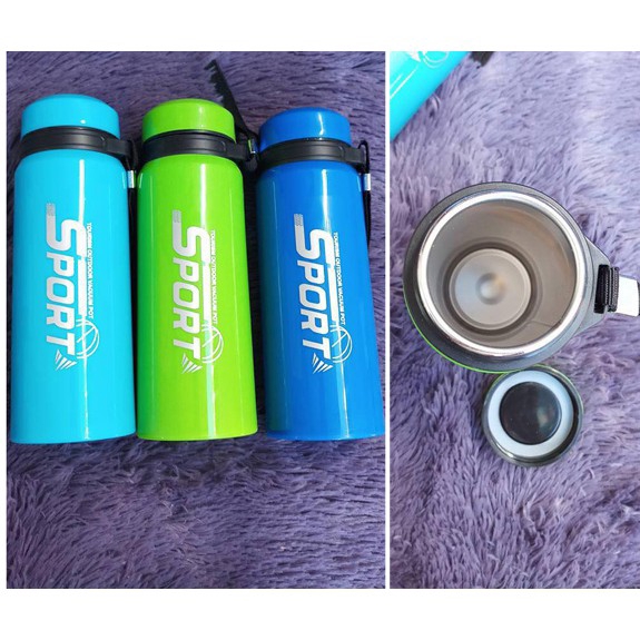 Bình giữ nhiệt thể thao 2 lớp Sport 550ml ( BÌNH LOGO SPORT)